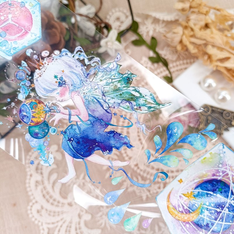 飄飄小仙子 / 裝飾膠帶 - 纸胶带 - 塑料 多色