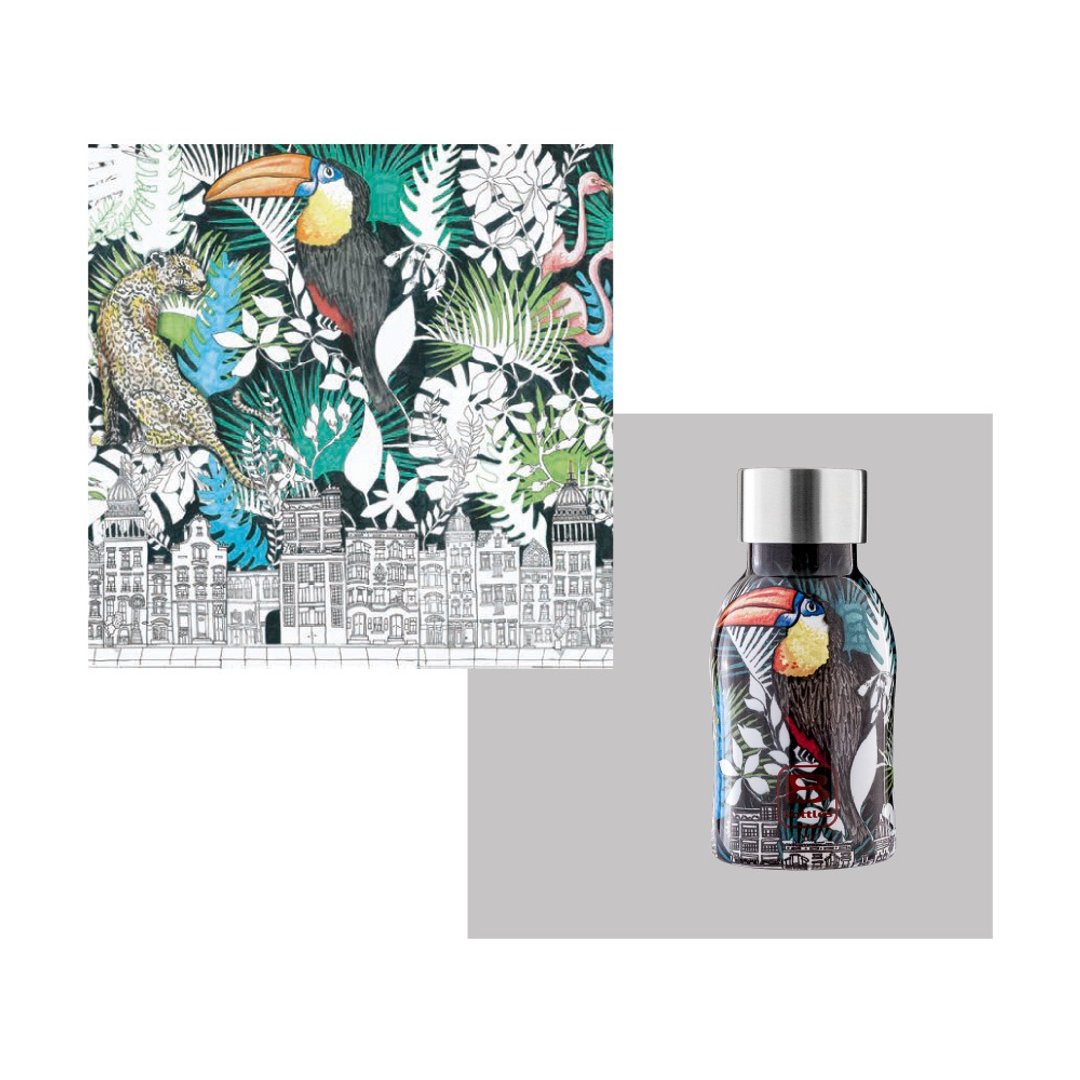 BUGATTI动物城市保温瓶250ml - 保温瓶/保温杯 - 其他金属 绿色