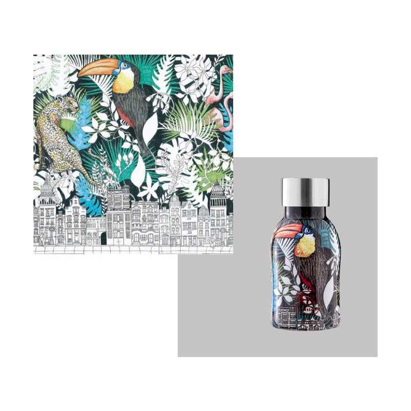BUGATTI动物城市保温瓶250ml - 保温瓶/保温杯 - 其他金属 绿色