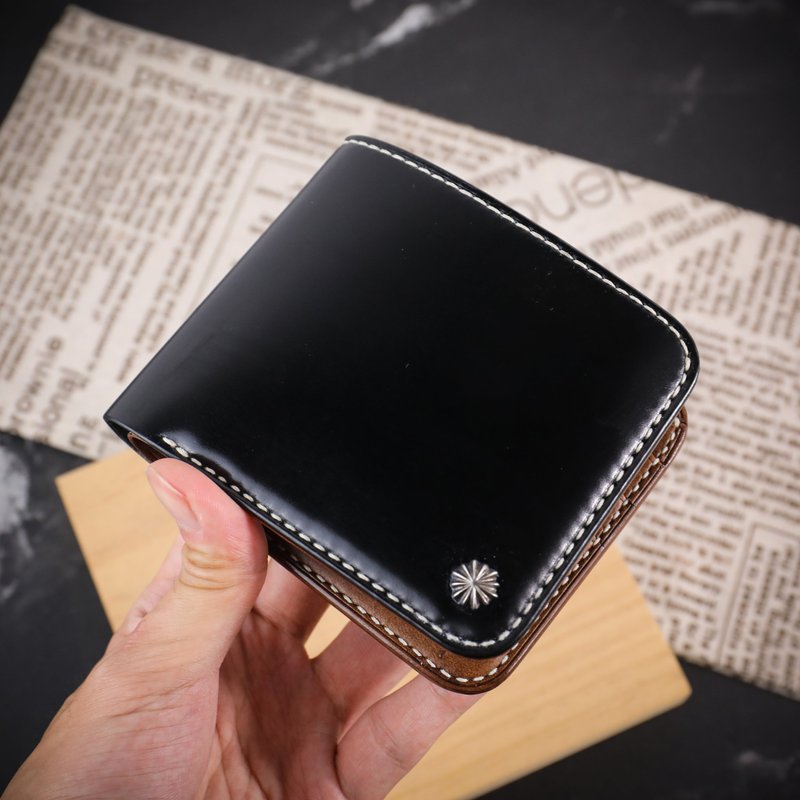 MISTER日本新禧马臀皮Cordovan【手作皮夹】客制化刻字 - 皮夹/钱包 - 真皮 多色