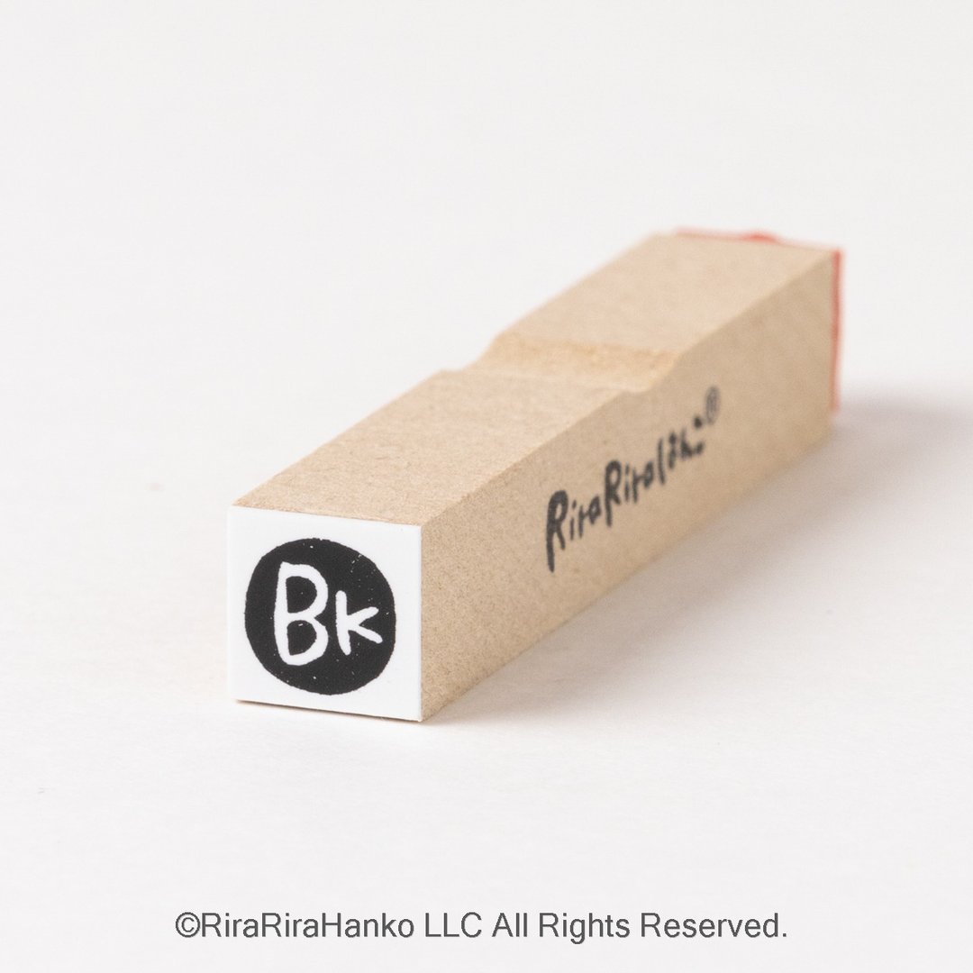 【BK (银行)】行程印章*10mm 方形*R318 - 印章/印台 - 木头 
