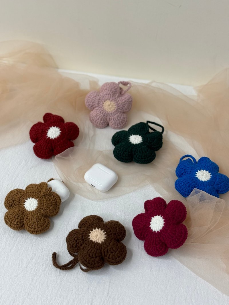 小花耳机包 - 耳机收纳 - 棉．麻 