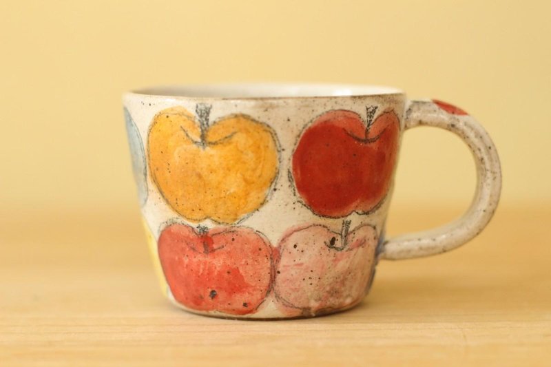 * Order production Colorful apple cup. - 咖啡杯/马克杯 - 陶 