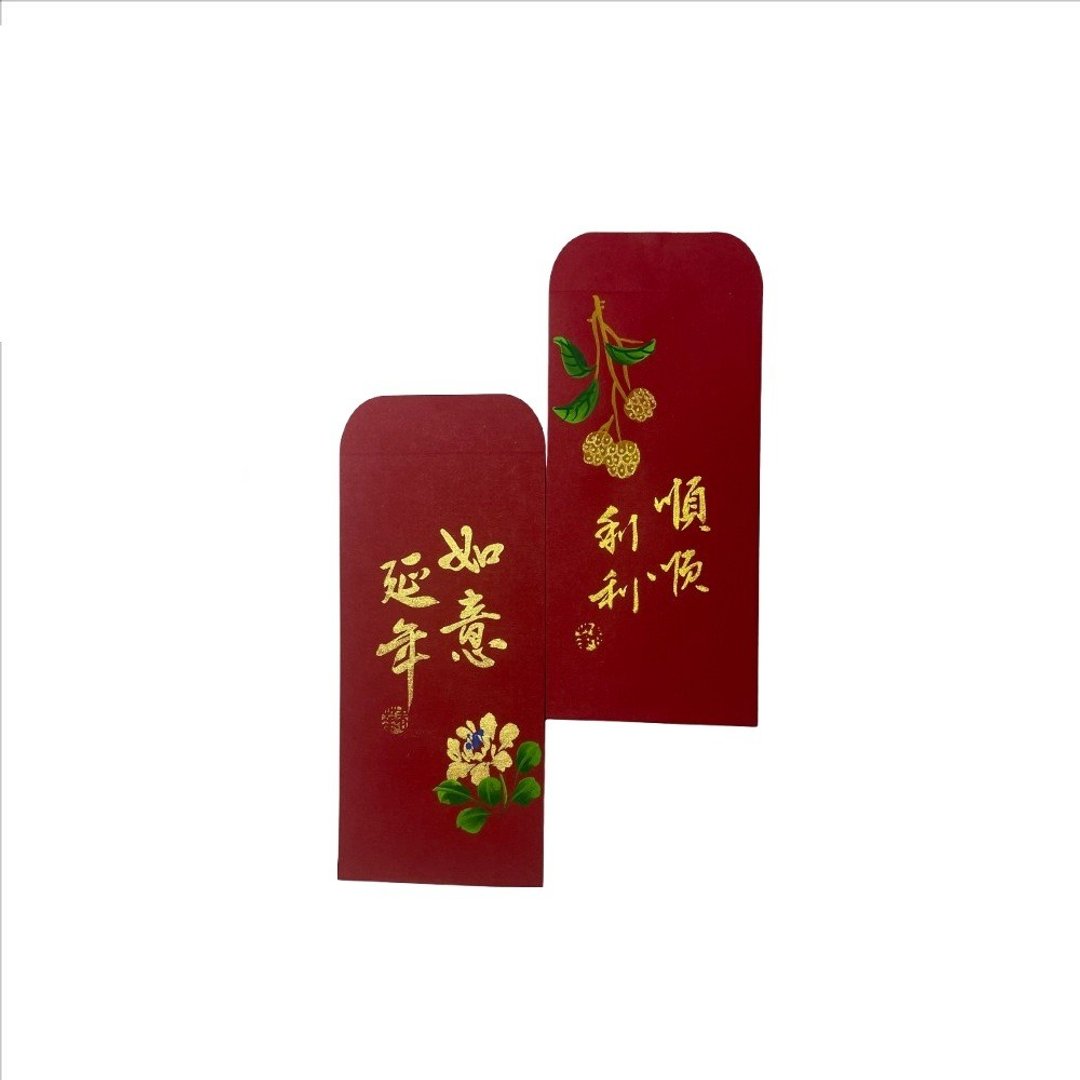 春华工坊/手写手绘红包袋/RP06-2026 - 墙贴/壁贴 - 纸 红色