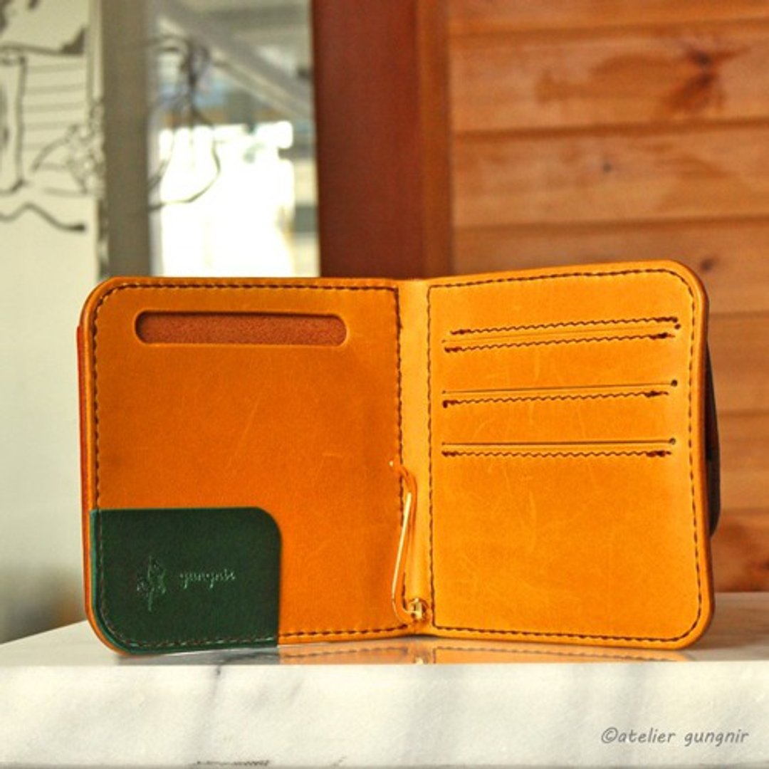 Money clip wallet B No.2 Buttero - 皮夹/钱包 - 真皮 多色