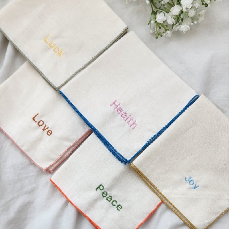 Wish Sochang（优质面粉袋棉）厨房毛巾/手帕 5 件套 - 手帕/方巾 - 棉．麻 