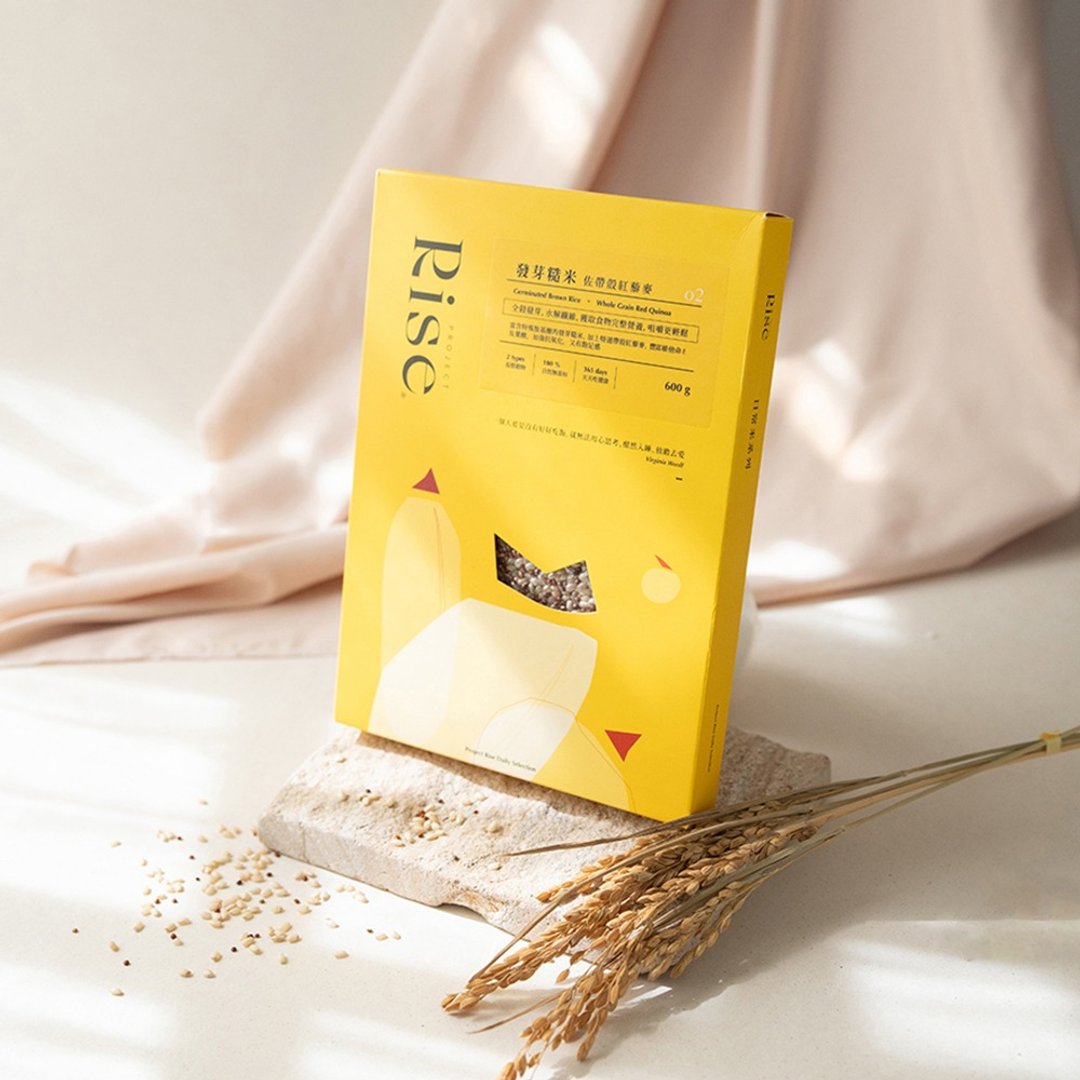 RISE【日常发芽米】发芽糙米佐红藜麦 - 好眠 养生 - 五谷杂粮/米 - 新鲜食材 黄色