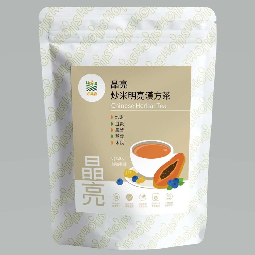 炒米决明子晶亮汉方茶10入/每包(上班族熬夜日常保养,无咖啡因) - 茶 - 其他材质 绿色