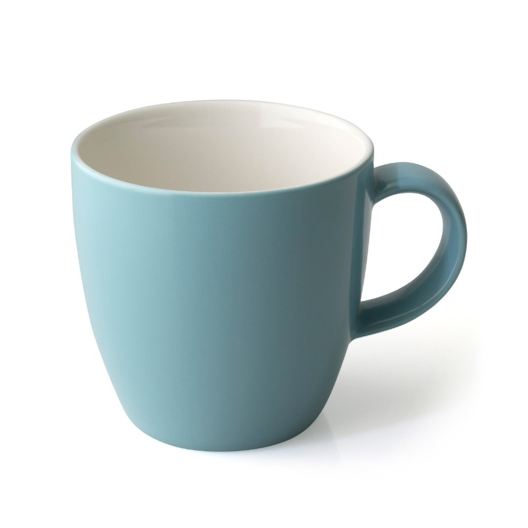 美国FORLIFE经典圆润茶杯/咖啡杯单-湖水蓝 - 其他杯子 - 瓷 蓝色
