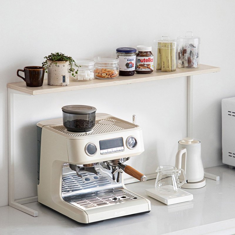 日本霜山 北欧风桌上型加厚碳钢置物架/展示收纳架-DIY - 置物架/篮子 - 其他金属 咖啡色