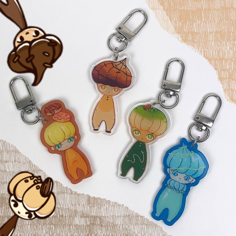 约翰 比尔吊饰 - 钥匙链/钥匙包 - 压克力 