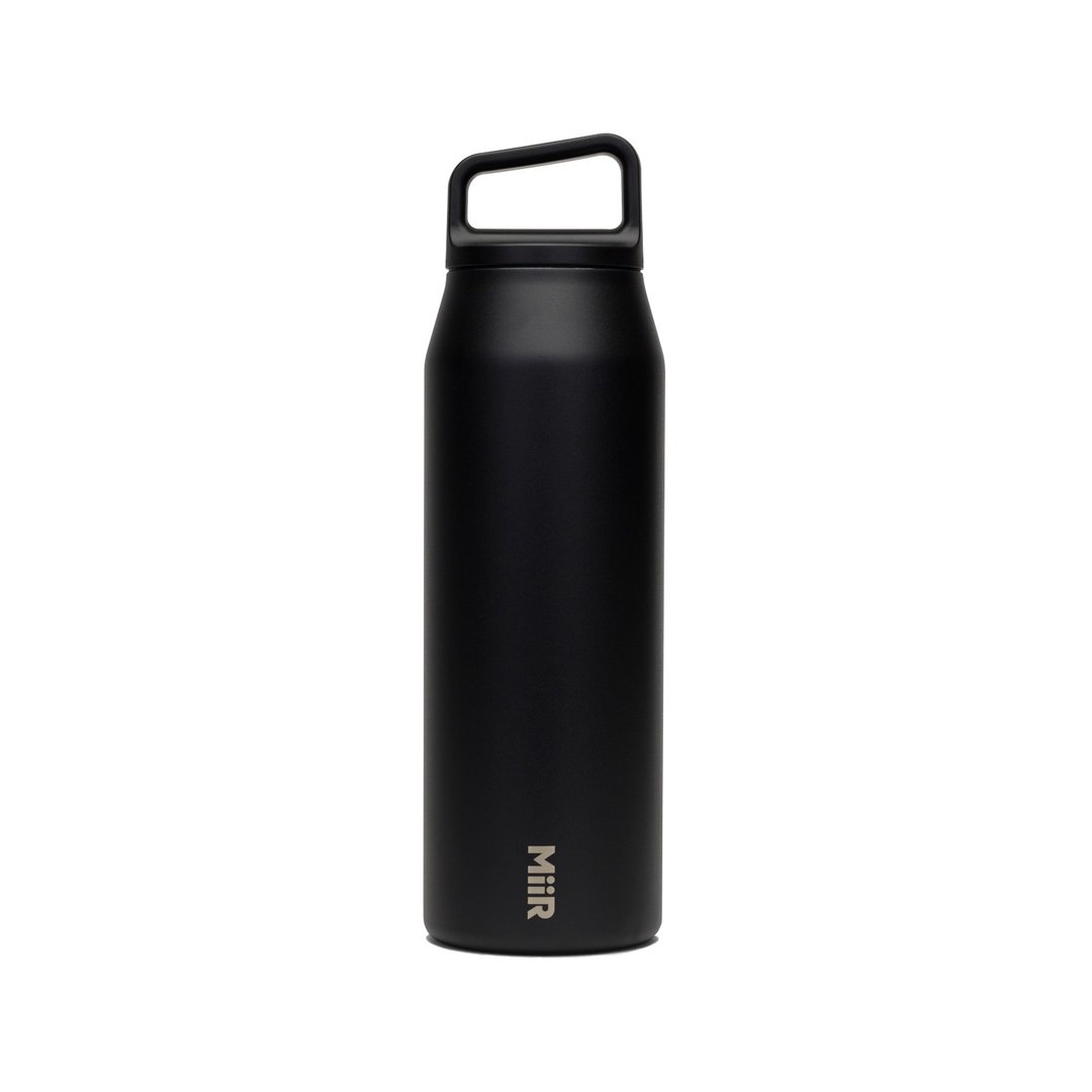 MiiR 双层真空 保温/保冰 提把宽口保温瓶 32oz / 946ml 经典黑 - 保温瓶/保温杯 - 不锈钢 黑色