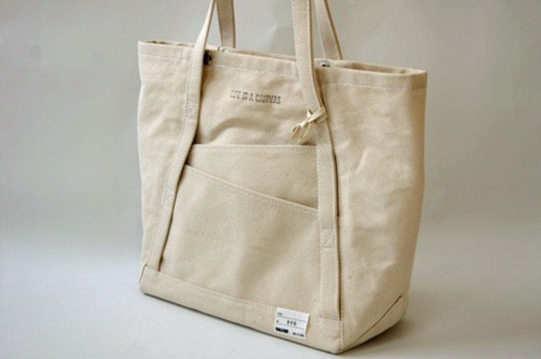 Tote bag SLOPE TOTE S SHOULDER - 手提包/手提袋 - 棉 白色