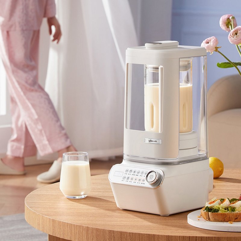【意大利Giaretti珈乐堤】1.5L自烘干消毒柔音智能营养调理机(GT - 厨房家电 - 玻璃 白色