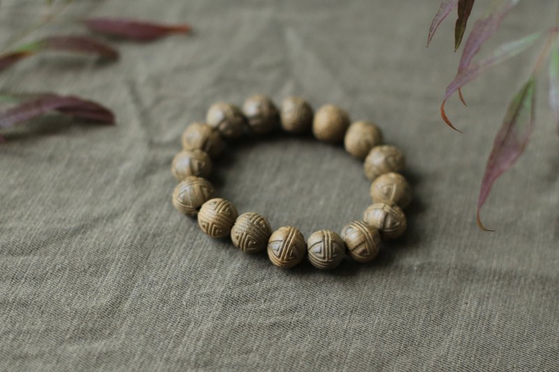 壹染指香品 | 寿纹香珠 | 天然和合香手串 | 清赏雅玩 香身 - 手链/手环 - 植物．花 