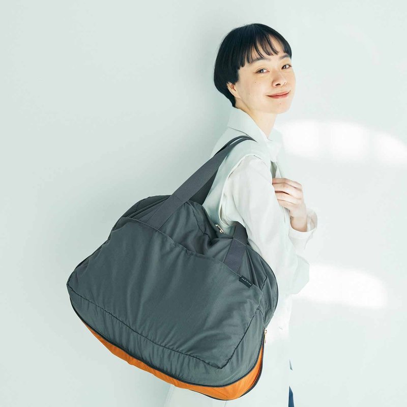 【L'AMI PLUS】轻量折叠式波士顿包 - 行李箱/行李箱保护套 - 聚酯纤维 