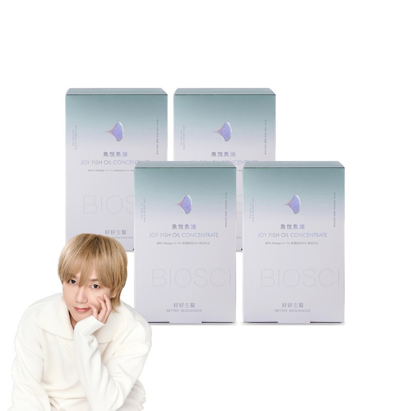 【好好生医】鱼悦鱼油 四入组－85% Omega-3 高浓度高EPA挪威鱼油 - 健康/养生 - 其他材质 绿色