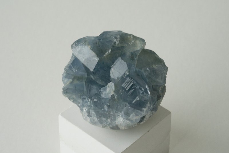 天然扩香  天空之石 #24 矿石香氛系列 - 香薰/精油/线香 - 水晶 蓝色