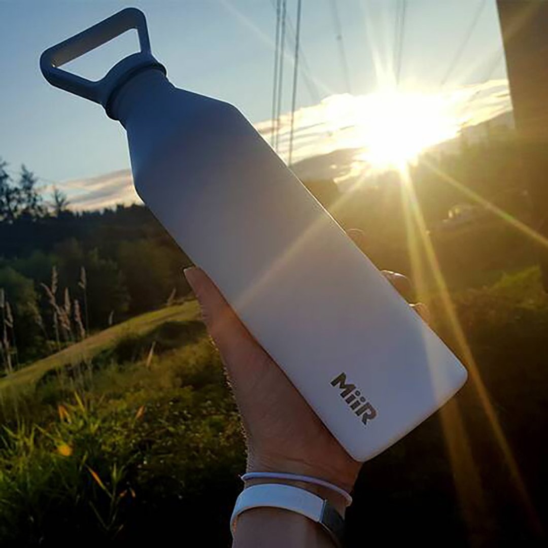 MiiR 27oz/798ml 单层 不锈钢 窄口 轻巧 环保 水瓶 水壶 时尚白 - 水瓶/水壶 - 不锈钢 白色