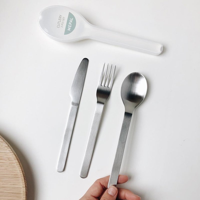 【下杀7折】荷兰 Mepal 随行餐具三件组 / 共6色 - 餐刀/叉/匙组合 - 其他材质 多色
