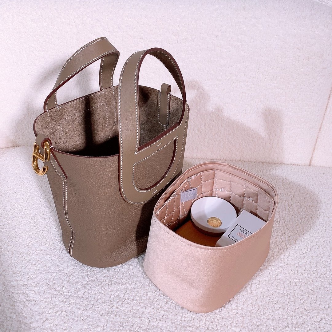ibao 爱包乔莉包内袋 Hermes IN-THE-LOOP 18.23 内胆包/包中包 - 行李箱/行李箱保护套 - 防水材质 金色