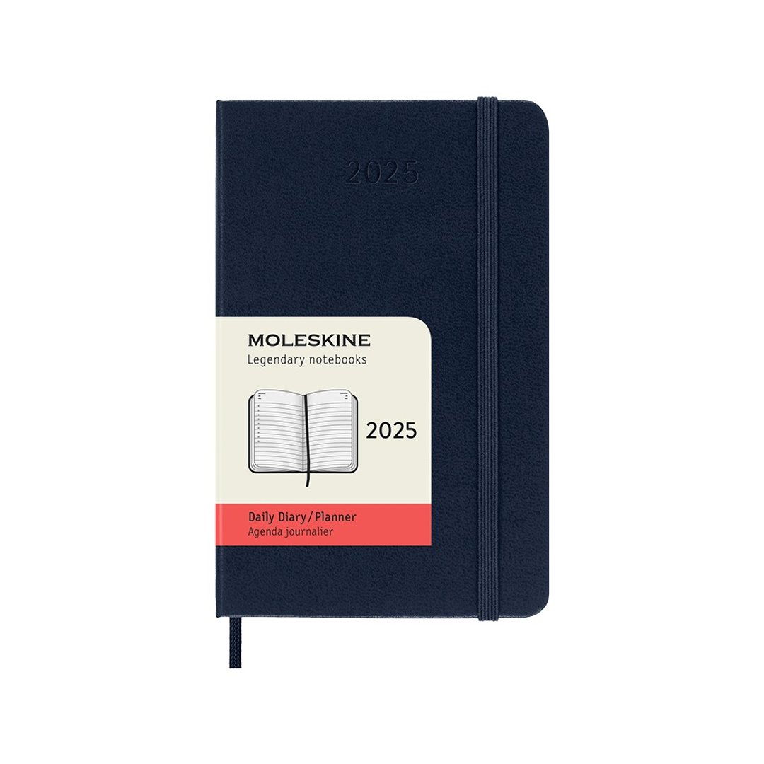 _勿上架_MOLESKINE 2025 日记手帐 12M 硬壳－口袋型 宝蓝 烫金服 - 笔记本/手帐 - 纸 蓝色