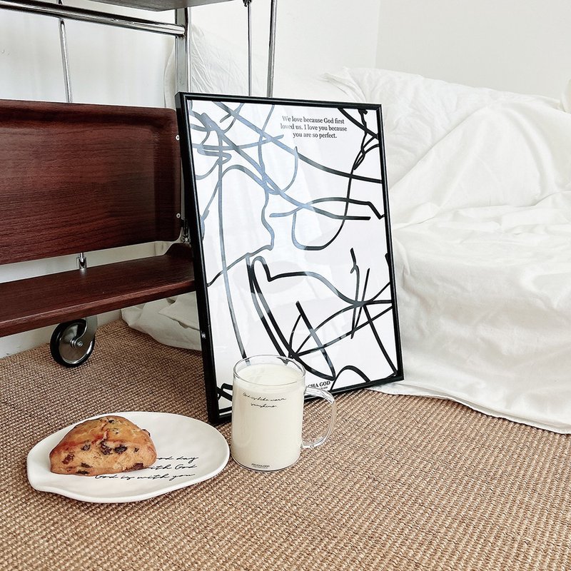 JIN CHA GOD-铝合金+水晶玻璃画We love because God first loved - 海报/装饰画/版画 - 其他金属 