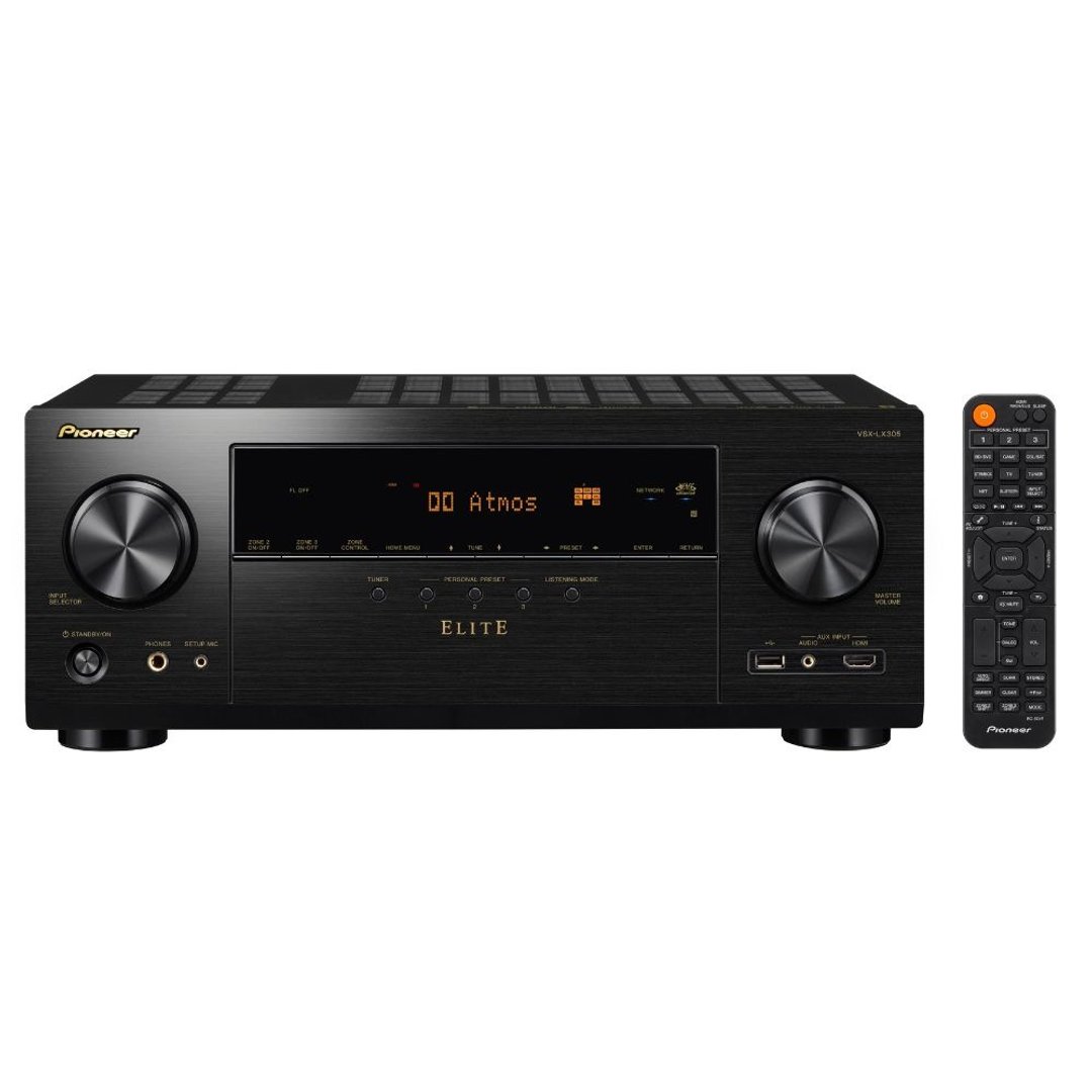 【居家影音升级】Pioneer 先锋 9.2 声道 AV 环绕扩大机 VSX-LX305(B) - 扩音器/喇叭 - 其他材质 黑色