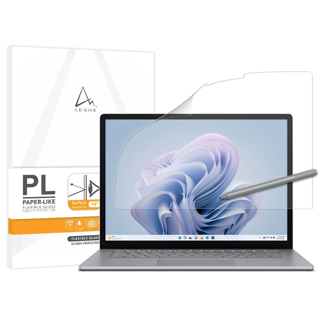 ARMOR Surface Laptop 3/4/5系列软性玻璃类纸滤蓝光萤幕保护贴 - 电脑配件 - 其他材质 