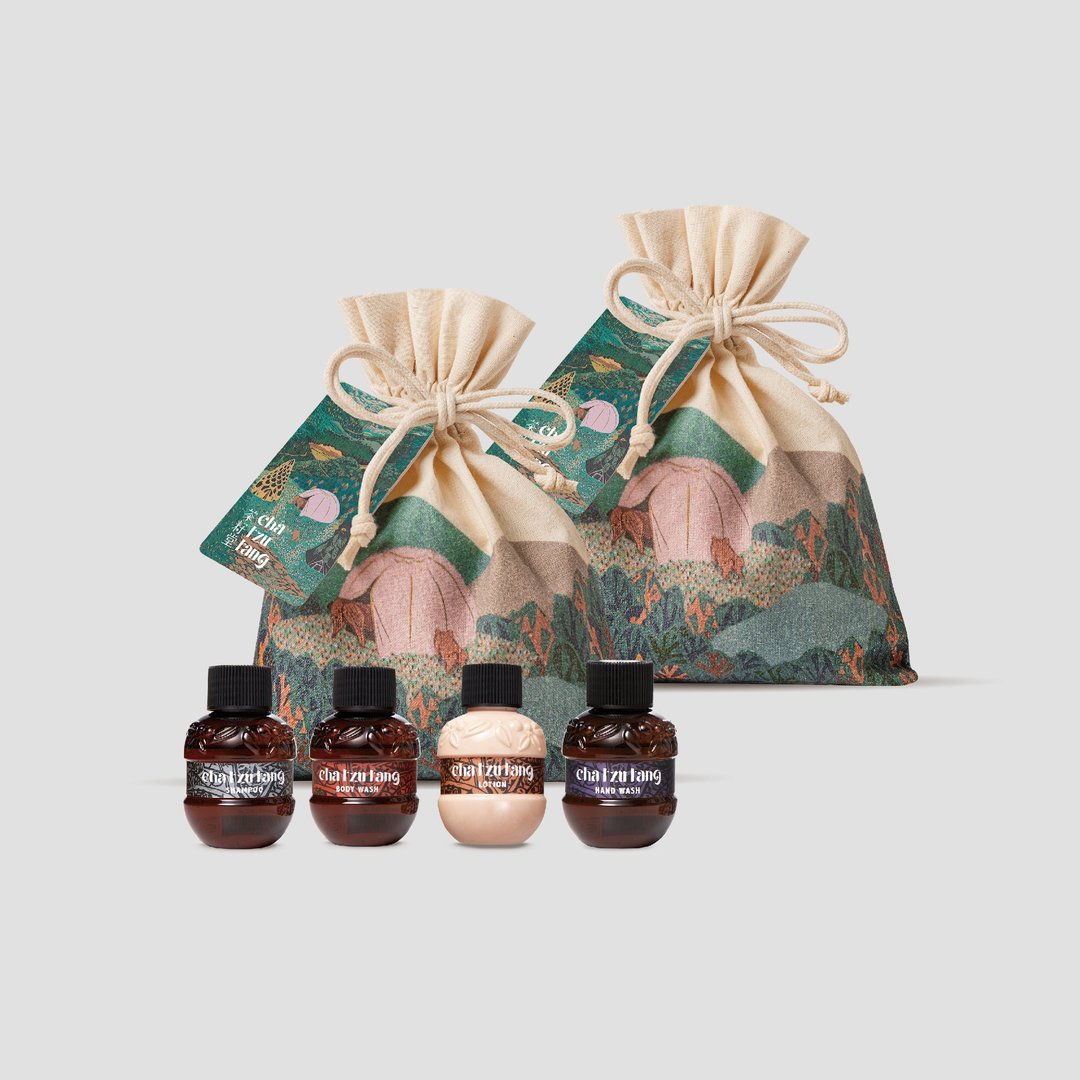 茶籽堂 【凉夏尝鲜分享组】山林旅行组50ml*4-双入组 - 沐浴用品 - 植物．花 绿色