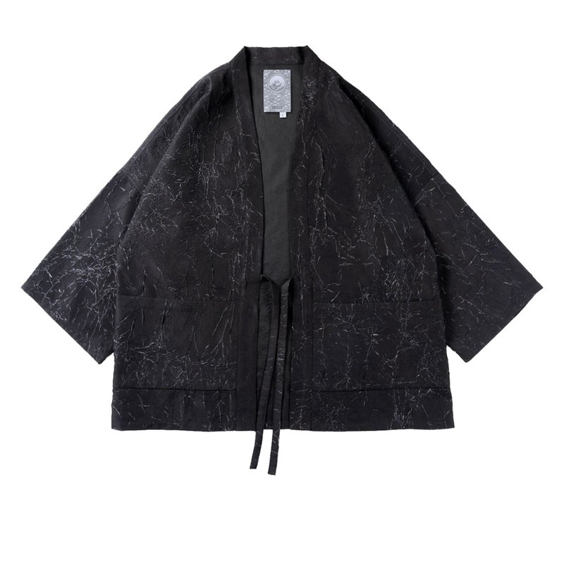 【神海纹 苦竹羽织】原创日系羽织道袍和服外套Haori - 男装外套 - 聚酯纤维 