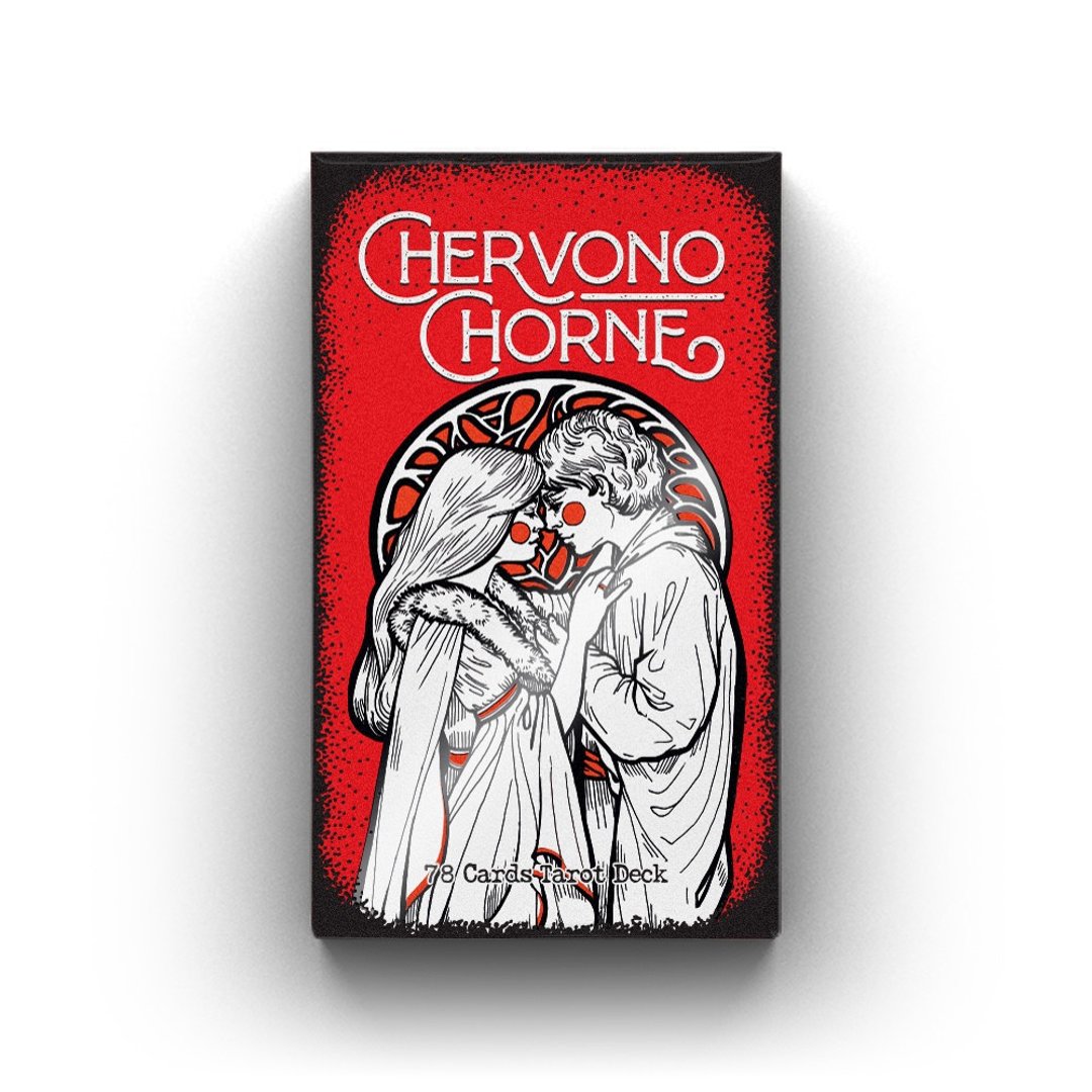 Chervono-Chorne 塔罗牌，78 张塔罗牌 - 桌游/玩具 - 纸 