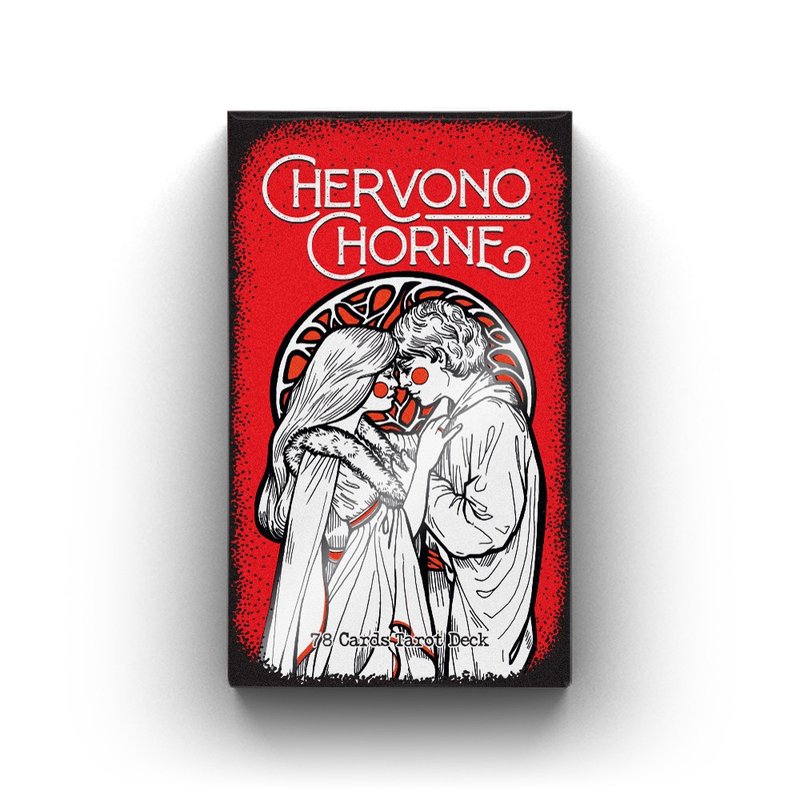 Chervono-Chorne 塔罗牌，78 张塔罗牌 - 桌游/玩具 - 纸 