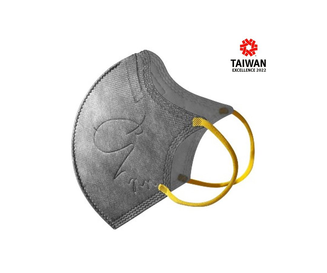 :dc 克微粒-PM2.5 空污防护 立体口罩成人 灰口罩+黄耳带 L Siz - 数码小物 - 其他材质 银色