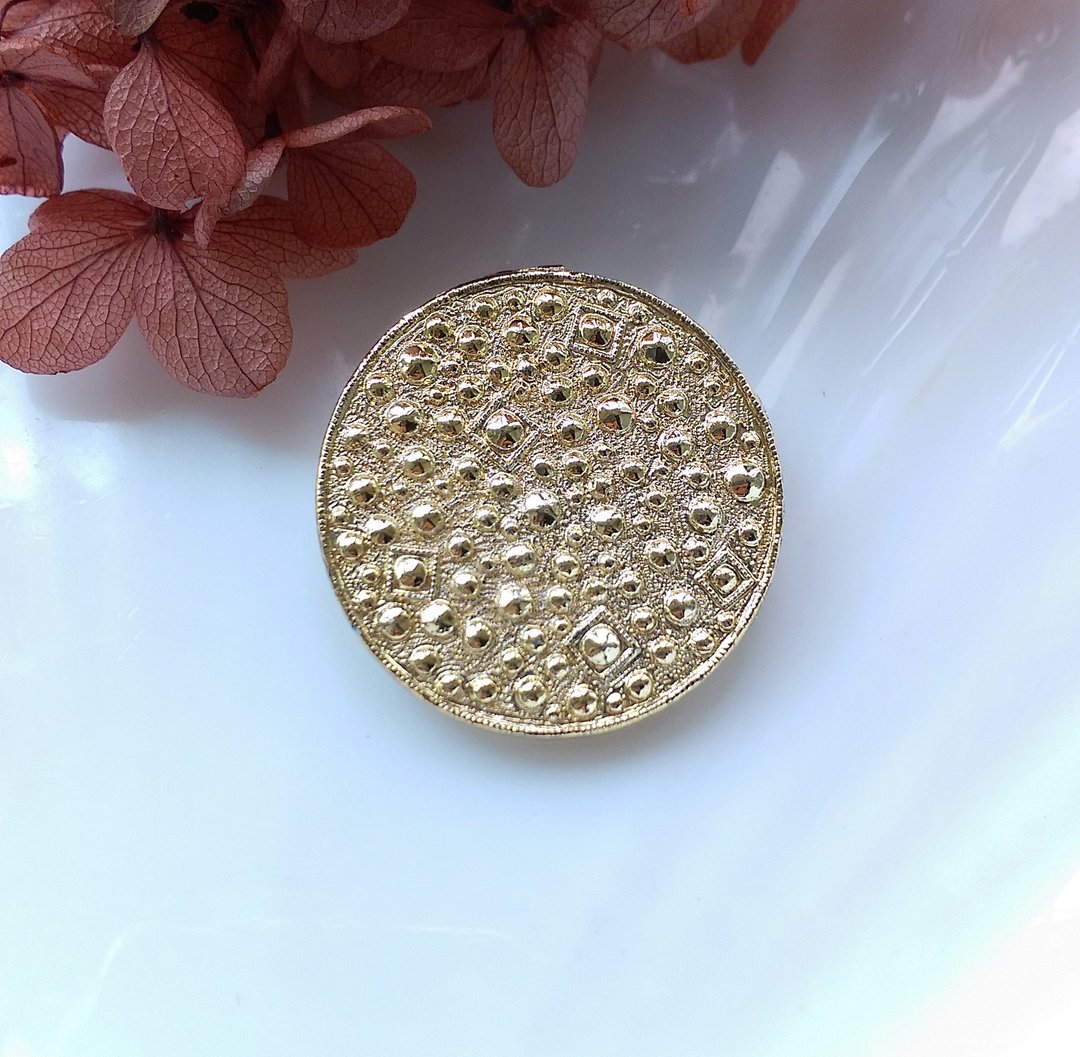 【西洋古董饰品】小巧 淡金 典雅 围巾夹 丝巾扣 丝巾夹 - 其他 - 其他金属 金色