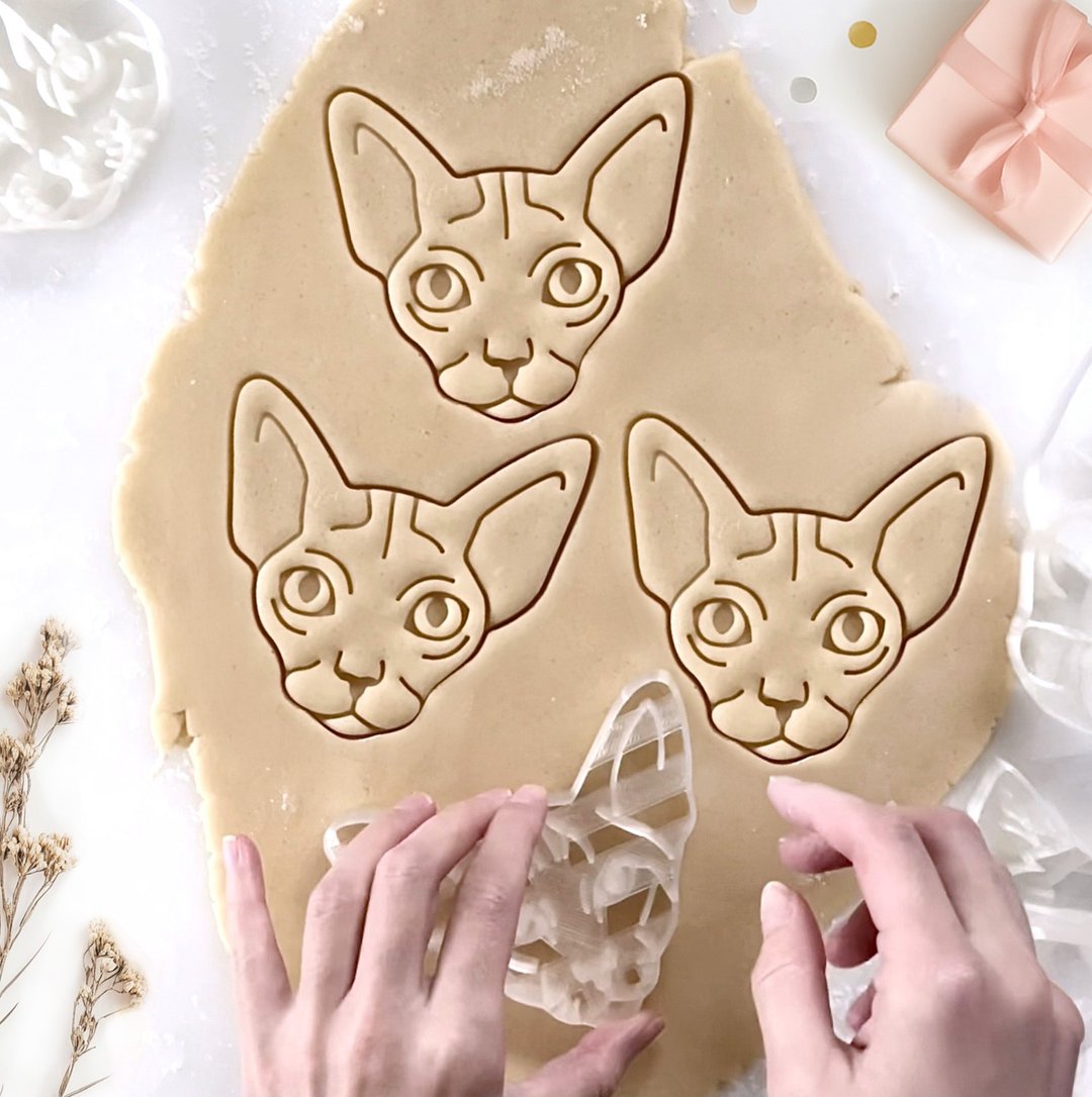 斯芬克斯猫饼干模具 - 其他 - 塑料 
