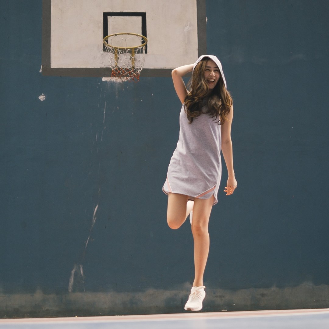 Hoodie Dress - Gray - 洋装/连衣裙 - 聚酯纤维 灰色