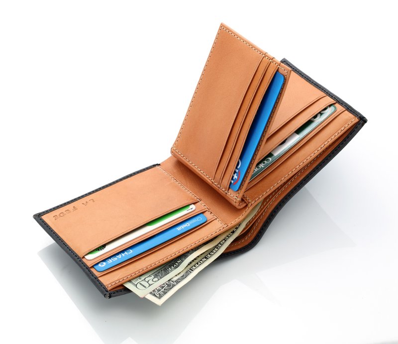 【La Fede】植鞣-牛巴戈系列-抽取式短夹 雾面灰 - 皮夹/钱包 - 真皮 灰色