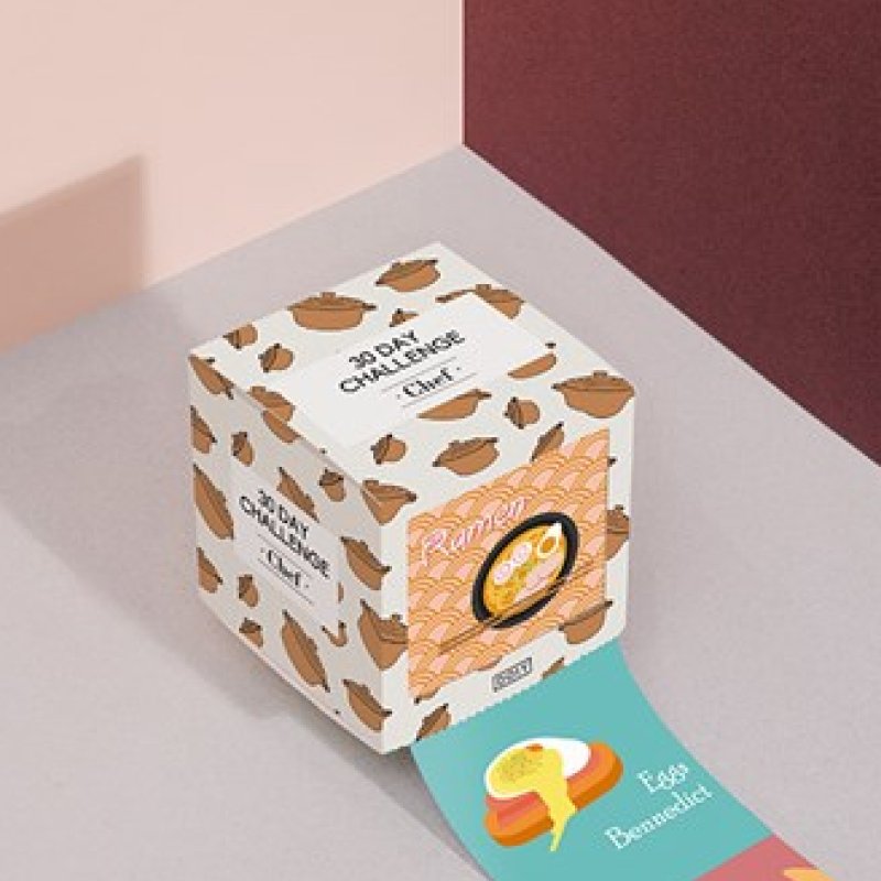 西班牙 DOIY 摄影健身瑜伽爱好达人 30天挑战改变自己 创意礼物 - 卡片/明信片 - 纸 多色