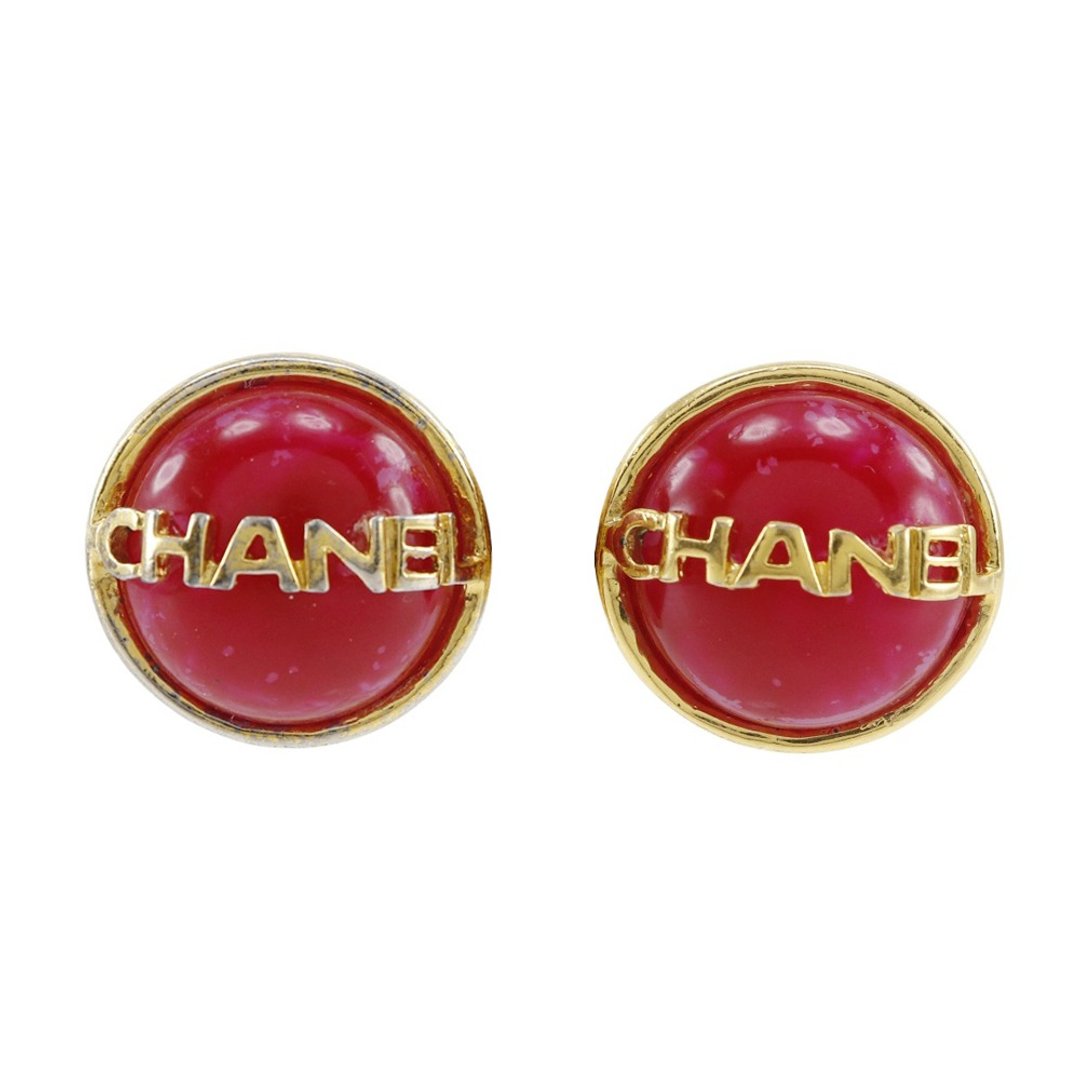 【日本直送】香奈儿 CHANEL 耳环 镀金 红色/金色 95A 约 31.7g 女性【二手】 - 耳环/耳夹 - 其他金属 红色