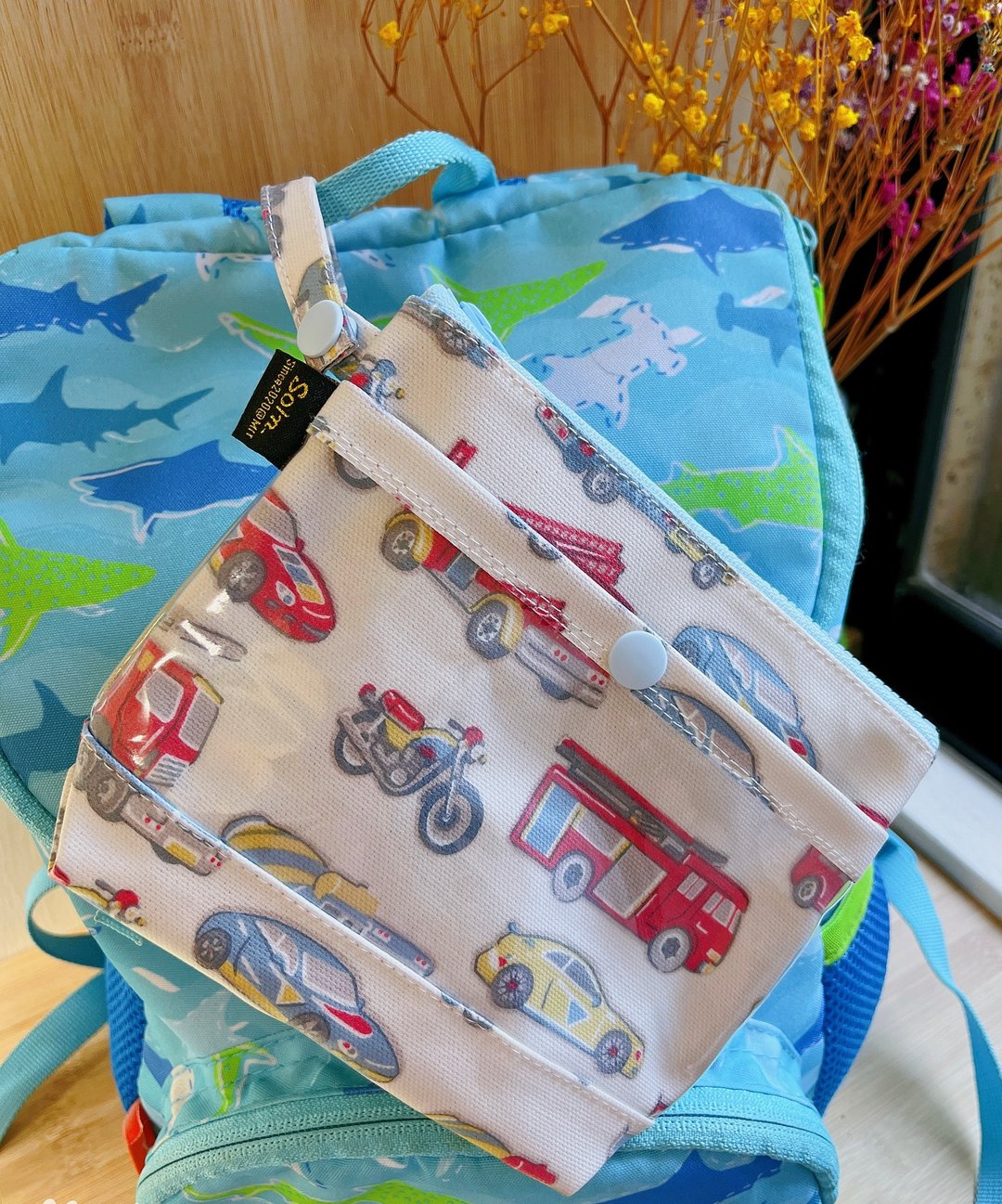 防水托药袋汽车 备用药袋 化妆品收纳包 - 化妆包/杂物包 - 防水材质 粉红色