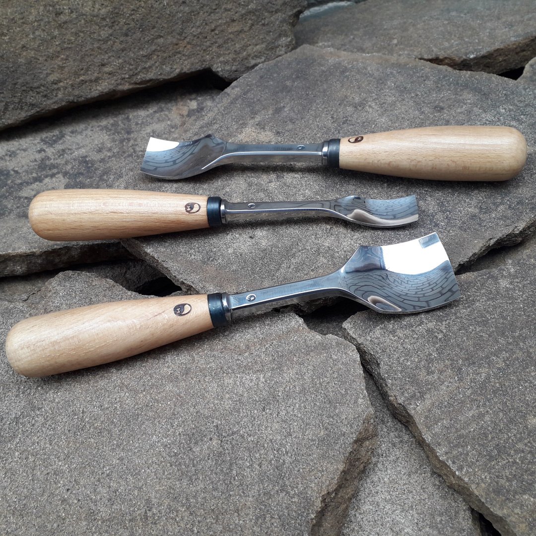 Woodcarving tool. Forged chisel. Bent gouge. - 零件/散装材料/工具 - 其他金属 