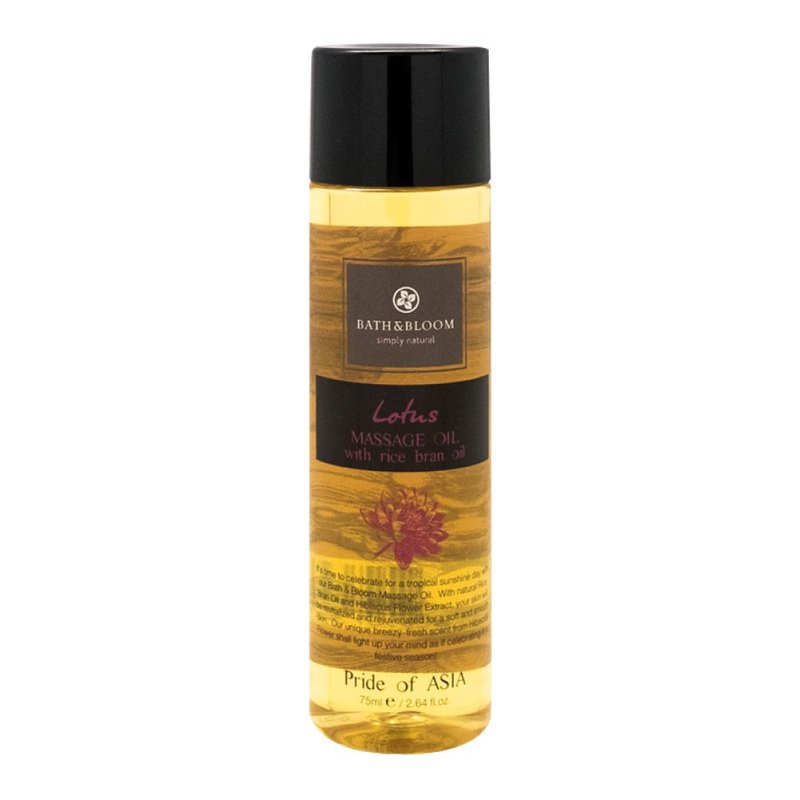 【Bath & Bloom】莲花脸部及身体按摩油 75ml - 精华液/安瓶 - 其他材质 
