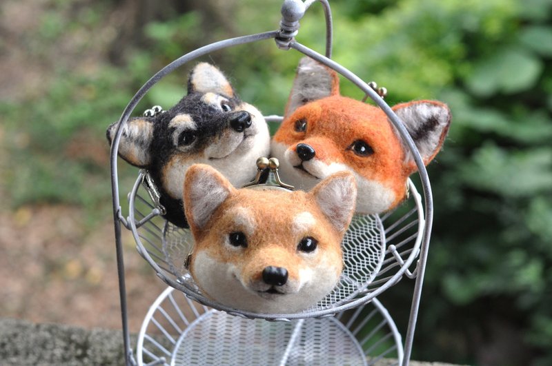 狗狗口金包羊毛毡体验课程 - 编织/羊毛毡/布艺 - 羊毛 