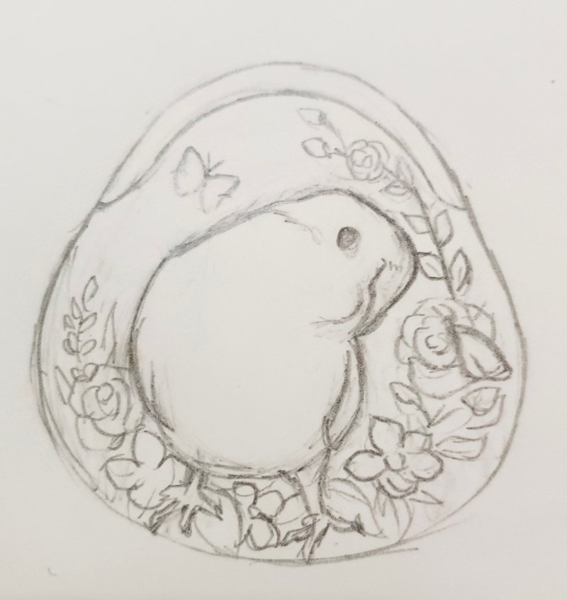 定制化产品下单区(柴犬+红宝石秋草鹦鹉+柴犬口金包) - 其他 - 羊毛 粉红色