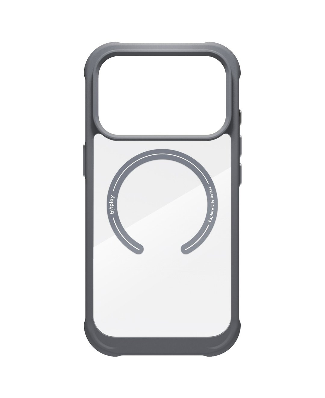 【bitplay】iPhone 18/17 Pro 防摔磁吸壳 岩石灰 - 手机壳/手机套 - 其他材质 