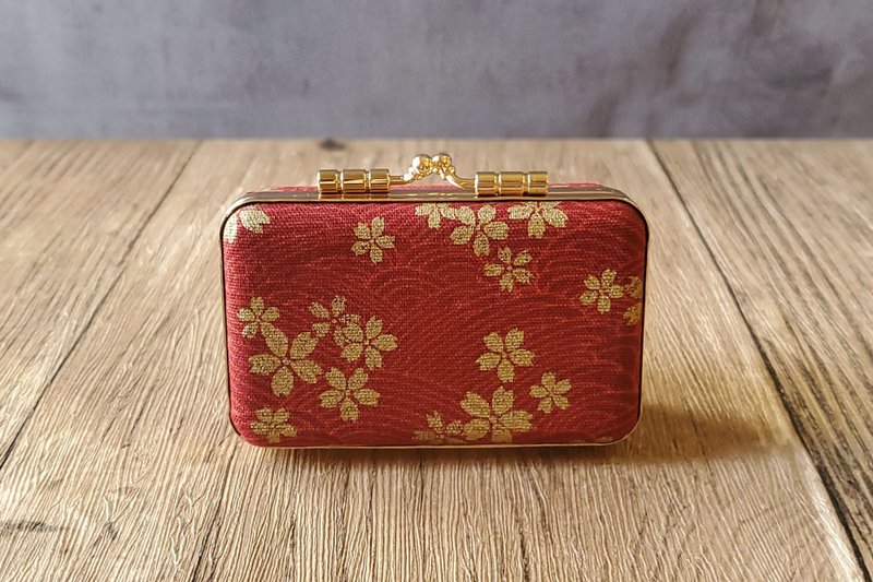 和烫金樱花 (红款) 公司章 大小章 双章盒 结婚对章盒 结婚礼物 - 收纳用品 - 其他金属 