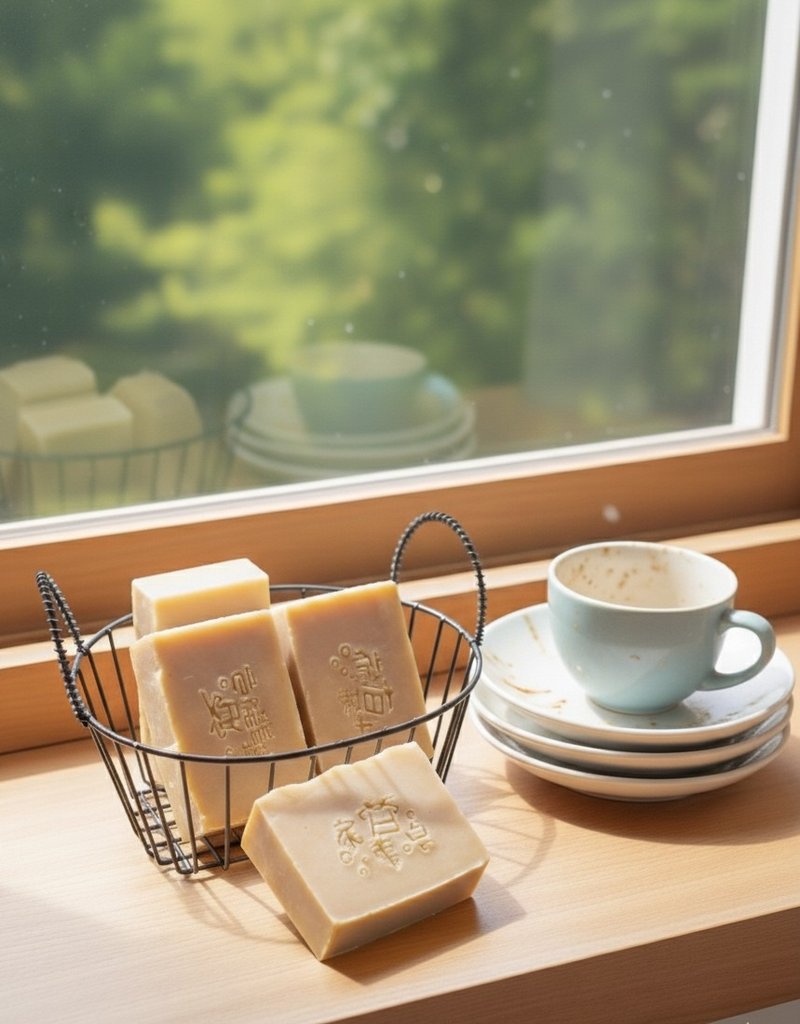 ∣橘油茶籽粉家事皂∣ 100g 手工皂洗碗好冲洗 又环保 无化学添加 - 碗盘清洁 - 其他材质 