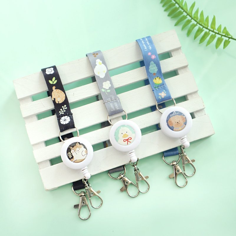 好事生活 / 双头伸缩拉环扣 (3色) STE-92 证件带 伸缩扣环 吊饰 - 挂绳/吊绳 - 尼龙 