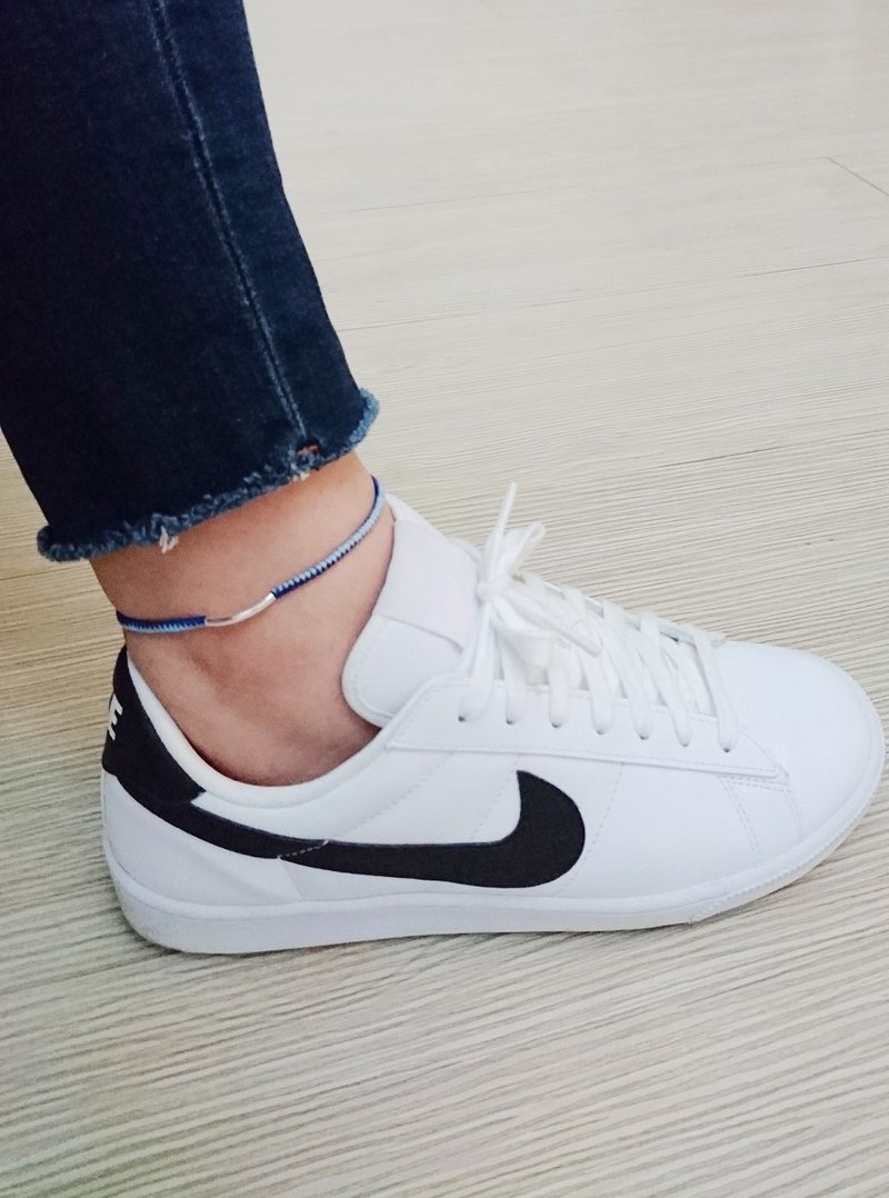 925纯银腊绳脚链 幸运绳脚链 客自化 混双色 现货+订制款 - 脚链/脚环 - 其他金属 多色